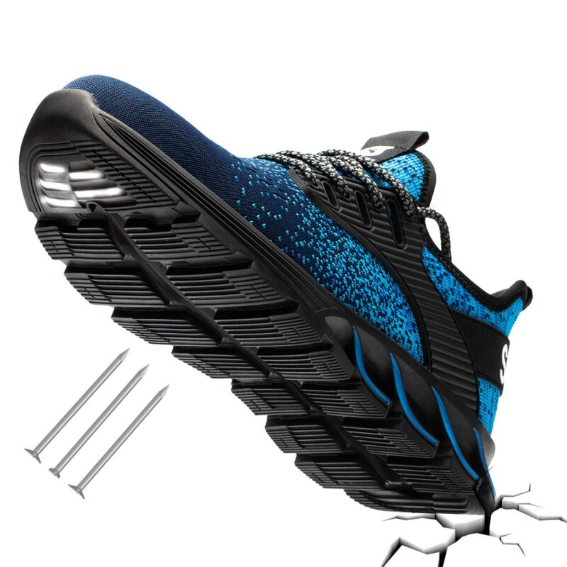 Chaussure De Securite Confort Optimale Bleu Pour Travail Et Industrie