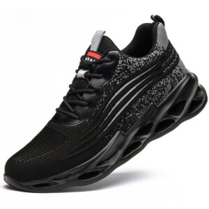 Chaussures De Securite Confortables Grises Pour Homme Et Femme Travail Respirantes 2