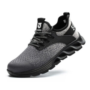 Chaussures De Securite Grises Confortables Pour Homme Et Femme Chantier Et Industrie 6