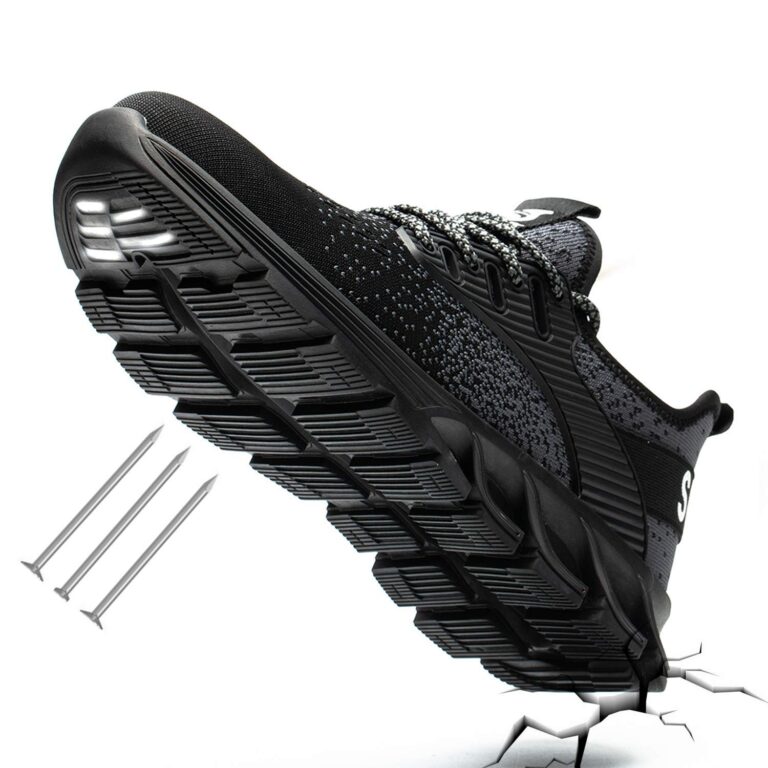 Chaussures De Securite Noires Confortables Protection Optimale Pour Travail Et Industrie