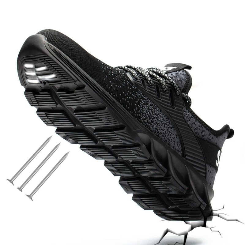 Chaussures De Securite Noires Confortables Protection Optimale Pour Travail Et Industrie