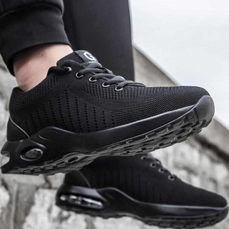 Chaussures De Securite Noires Ultra Legeres Souples Hommefemme Protection Renforcee 3