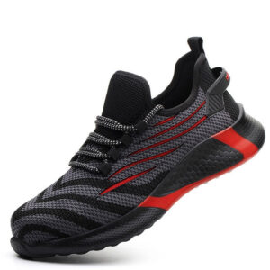Chaussures De Securite Robustes Rouge Pour Travail Intensif Protection Optimale 4