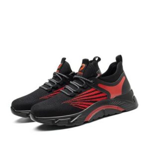 Chaussures De Securite S3 Confortables Et Legeres Pour Homme Et Femme Rouge 4
