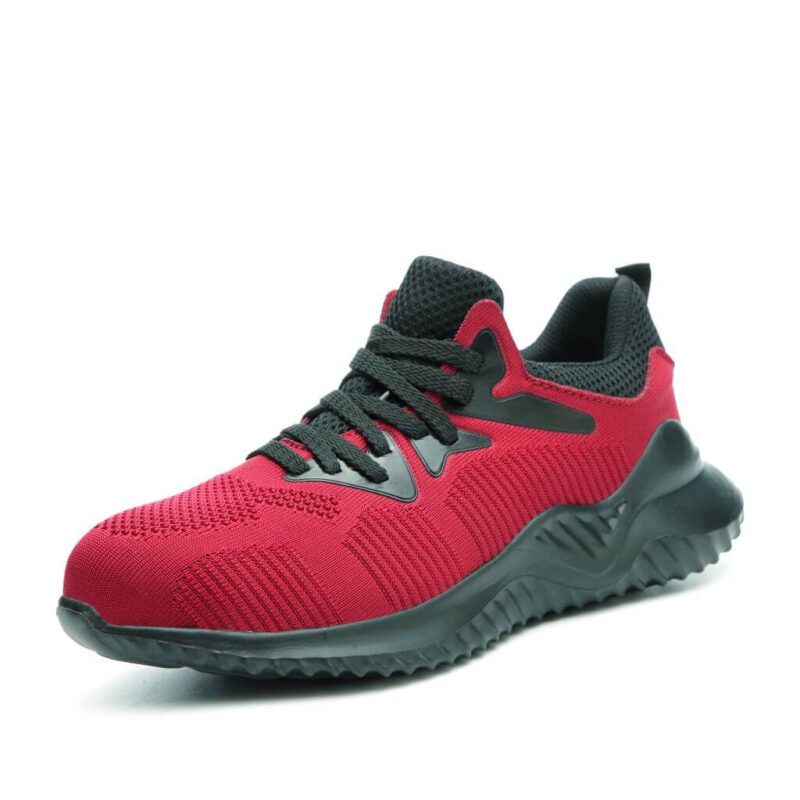 Chaussures De Securite S3 Ultra Legeres Rouge Confortables Homme Femme 9