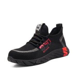 Chaussures De Securite Sport Confort Rouge Unisexe Protection Travail 7