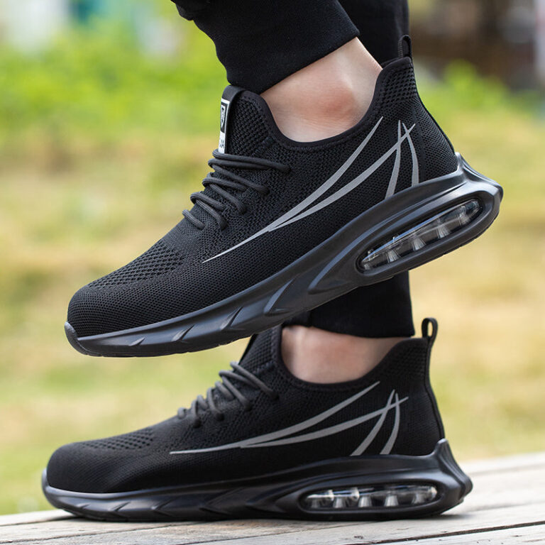 Chaussures De Travail Basses Noires Unisexe Confort Legerete Et Protection 4