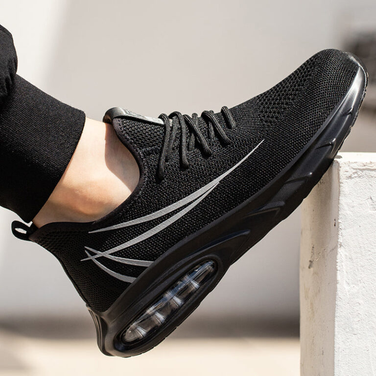 Chaussures De Travail Basses Noires Unisexe Confort Legerete Et Protection 5