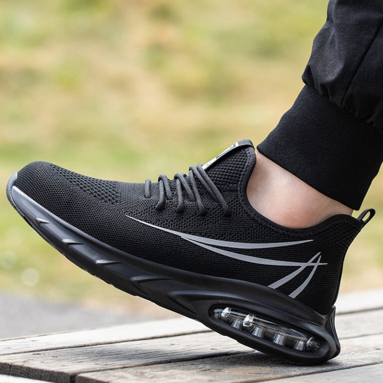 Chaussures De Travail Basses Noires Unisexe Confort Legerete Et Protection 6