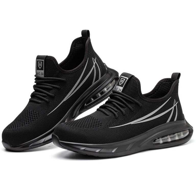 Chaussures De Travail Basses Noires Unisexe Confort Legerete Et Protection
