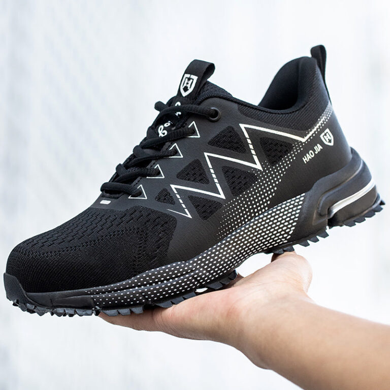Chaussures De Travail Unisexes Noires Type Basket Legeres Et Confortables
